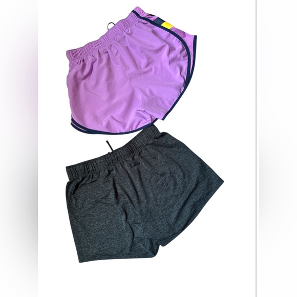Nike bundle  2 Shorts Purple and Gray Athletic Sz Small Lightweight Breathable - Picture 7 of 9